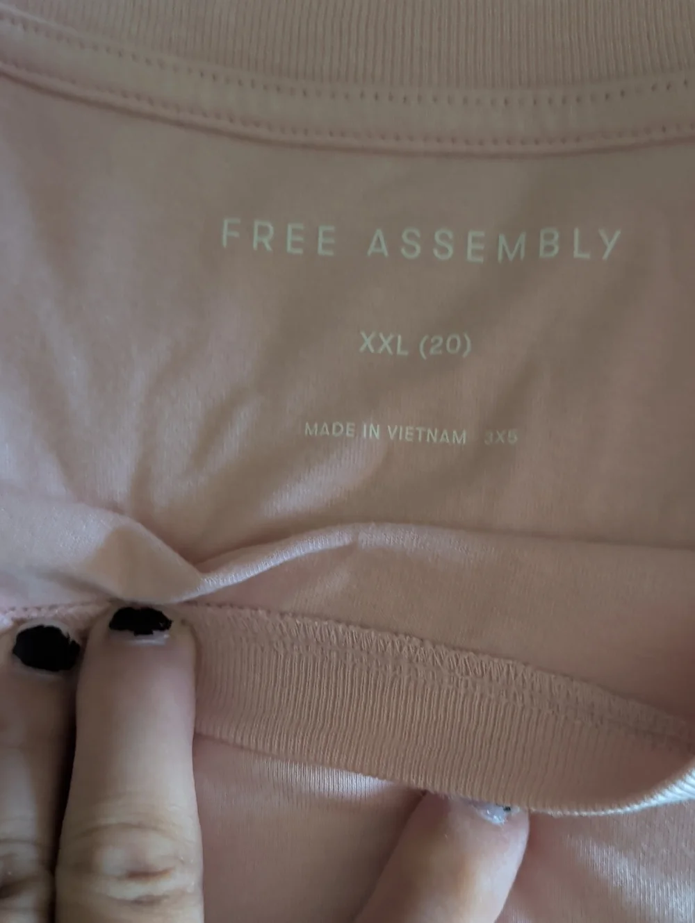 Soft Pink Crewneck Tee